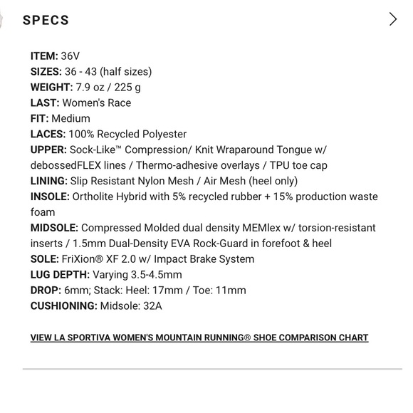 La sportiva KAPTIVA trail running shoes - Picture 7 of 12
